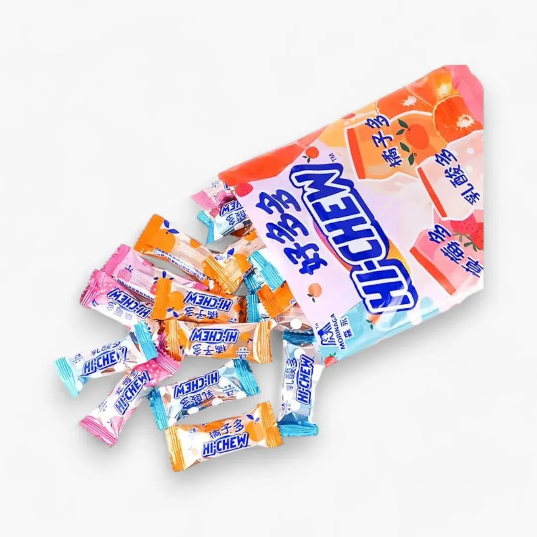 Morinaga Hi-Chew Soft Candy Strawberry-Orange-Yogurt (Taiwan)